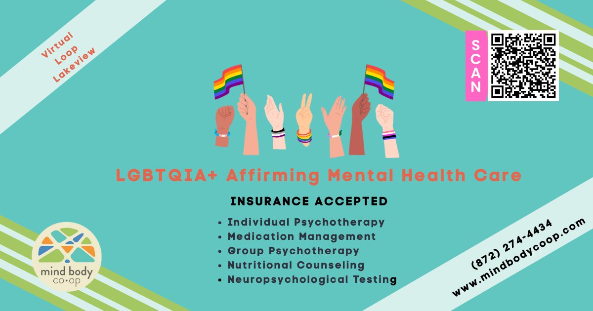LGBTQIA+ Affirming Care - Therapy & Psychiatry in Chicago
